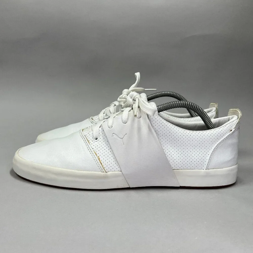 Puma Shoes‎ Women's Size 9.5 White Leather Retro Athletic Sneakers